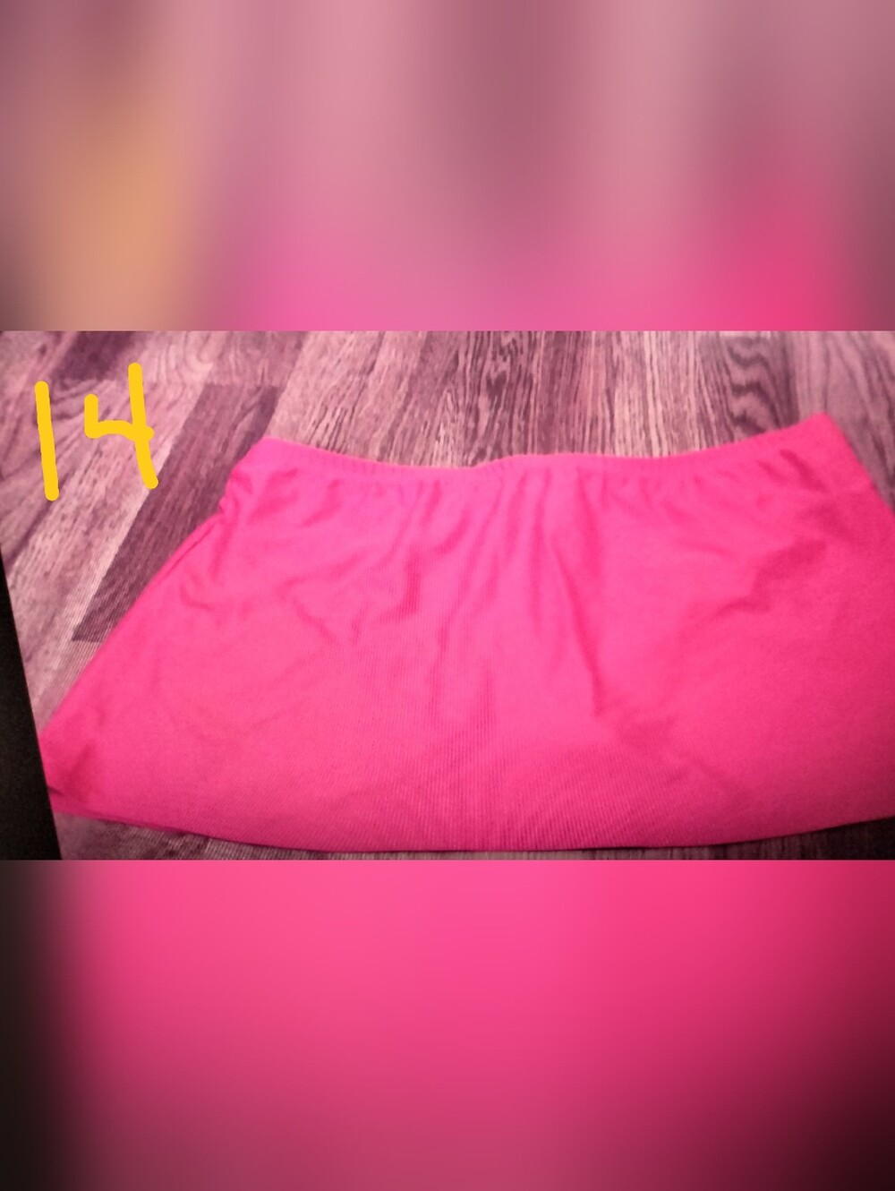 Bright Pink Swim Skirt